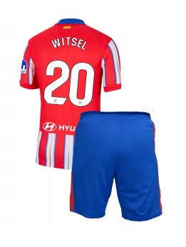 Billige Atletico Madrid Axel Witsel #20 Hjemmedraktsett Barn 2024-25 Kortermet (+ Korte bukser)